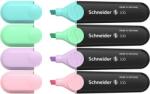 Schneider Job Pastel szövegkiemelő készlet 1-5 mm 4db pasztell szín (TSCJOBPV4)