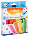Nebulo Szövegkiemelő készlet 2-5 mm 4db neon szín (RNEBSZK4NE)