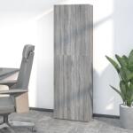 vidaXL Dulap de birou, gri sonoma, 60x32x190 cm, lemn prelucrat (815280) Dulap arhivare