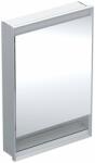 Geberit Dulap incastrat cu oglinda si nisa Geberit One ComfortLight 60 cm stanga aluminiu eloxat (505.820.00.1) - neakaisa
