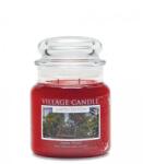 Village Candle Lumânare parfumată în borcan Mere, capac de sticlă - Village Candle Apple Wood 389 g