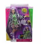 Mattel Papusa Barbie, Extra: Cu sacou alb-negru, 1710322 Papusa Barbie