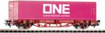 Piko 57757 Konténerszállító kocsi, Lgns, 1 x 40' ONE konténerrel, NS VI (4015615577577)