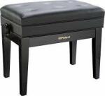 Roland RPB-400PE zongora pad állítható magasságú vinyl tetõvel tároló rekesszel - fényes fekete (RPB-400PE)
