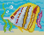 Pixelhobby 801369 Hal kreatív szett 10, x12, 7cm 1 alaplapos (801369)