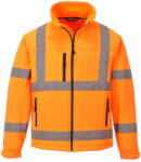 Portwest S424 - Jól láthatósági softshell dzseki (3L), narancs (S424ORRXXXL) - munkavedelemzona