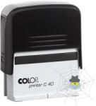Colop Bélyegző C40 Colop fekete ház/kék párna
