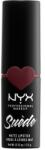 NYX Cosmetics Suède Matte Lipstick ruj de buze 3, 5 g pentru femei 06 Lolita