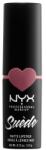 NYX Cosmetics Suède Matte Lipstick ruj de buze 3, 5 g pentru femei 28 Soft Spoken