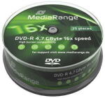 MediaRange DVD-R 16x SP 4, 7GB MediaR. 25 pieces (MR403) - vexio