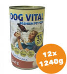 DOG VITAL konzerv pulyka, kacsa 12x1240g
