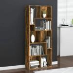 vidaXL Bibliotecă, stejar fumuriu, 67x24x161 cm, lemn prelucrat (815501) Biblioteca