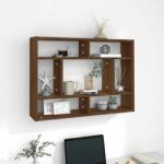 vidaXL Raft de perete, stejar maro, 75x16x55 cm, lemn compozit (815845) Raft