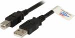 EFB-Elektronik Prémium USB-A apa - USB-B 2.0 Nyomtató kábel - Fekete (1m) (K5256SW.1)