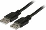 EFB-Elektronik USB-A apa - USB-A apa 2.0 Összekötő kábel - Fekete (1.8m) (K5253SW.1,8)