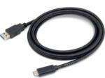 Equip 128362 USB-A apa - USB-C apa 3.2 kábel - Fekete (2m) (128344)