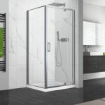 Fluminia Cabina de dus dreptunghiulara cu usa pivotanta Fluminia Andina 100x80 crom (P18RE01 100X80)