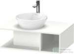 Duravit D-NEO 800x550 mm-es mosdó alá építhető alsószekrény, White Matt Decor DE492801818 (DE492801818)