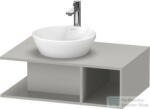 Duravit D-NEO 800x550 mm-es mosdó alá építhető alsószekrény, Concrete Grey Matt Decor DE492800707 (DE492800707)