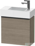 Duravit D-NEO 484x222 mm-es 1 ajtós függesztett szekrény 072450 mosdóhoz, balos, Oak Terra DE4219L3535 (DE4219L3535)
