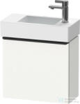 Duravit D-NEO 484x222 mm-es 1 ajtós függesztett szekrény 072450 mosdóhoz, jobbos, White Matt Decor DE4219R1818 (DE4219R1818)