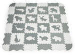 ECOTOYS Tampon de spumă - puzzle gri-alb