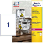 Avery Zweckform 210*297 mm-es Avery Zweckform A4 íves etikett címke, fehér színű (100 ív/doboz) (L4775-100) - cimke-nyomtato