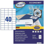 Avery Zweckform 52, 5*29, 7 mm-es Avery Zweckform A4 íves etikett címke, fehér színű (100 ív/doboz) (ELA049) - cimke-nyomtato