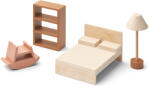 Liewood Accesorii din lemn pentru casuta de papusi - Amanda - Mobilier pentru dormitor - Rose Mix - Liewood