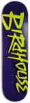 Birdhouse Logo Deck Splatter Logo Purple 8.15IN