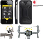 Topeak Carcasa Husa Topeak Ridecase Iphone 4, Carbon-Nylon, reglabila, neagra