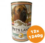 Pet's Land Pet s Land Dog Konzerv Strucchússal Africa Edition 12x1240g - grandopet