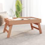 vidaXL Tavă pliabilă, 55x35x25 cm, lemn masiv de tec (340762) Tava