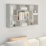 vidaXL Raft de perete, gri beton, 85x16x52, 5 cm, lemn compozit (801422) Raft