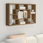 vidaXL Raft de perete, stejar maro, 85x16x52, 5 cm, lemn compozit (820462) Raft