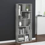 vidaXL Bibliotecă, gri sonoma, 67x24x161 cm, lemn prelucrat (815502) Biblioteca