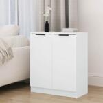 vidaXL Servante, 2 buc. , alb, 30x30x70 cm, lemn compozit (811134) Comoda