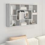 vidaXL Raft de perete, sonoma gri, 85x16x52, 5 cm, lemn compozit (820461) Raft