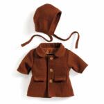 DJECO Játékbaba ruha őszi kabát és sapka - Fall (7893)