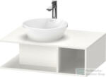 Duravit D-NEO 800x550 mm-es mosdó alá építhető alsószekrény, White High Gloss Decor DE492802222 (DE492802222)