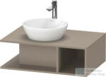 Duravit D-NEO 800x550 mm-es mosdó alá építhető alsószekrény, Linen Decor DE492807575 (DE492807575)