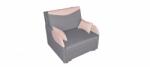 Miló Bútor Borneo fotelágy, szürke - rózsaszín - sprintbutor