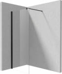 Deante Kerria Plus walk-in zuhanyfal 110x200 cm (fekete+transparent) KTS_N31P (KTS_N31P)