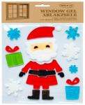 Yala Design Zselés karácsonyi ablakdísz Mikulás ajándékokkal 312696 (312696)