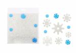 Yala Design Karácsonyi zselés ablakdísz jégkristályos fehér-áttetsző (312590)