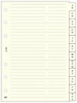  Gyűrűs kalendárium betét SATURNUS L315 telefonregiszter sárga lapos (24SL315-CHA)