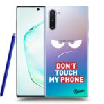 Picasee Husă transparentă din silicon pentru Samsung Galaxy Note 10 N970F - Angry Eyes - Transparent