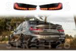 Tuning - Specials Stopuri OLED compatibil cu BMW Seria 3 G20 M3 G80 Sedan (2018-up) Rosu Fumuriu M4 Design cu Semnal Dinamic Secvential (6526)