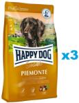 Happy Dog Supreme Piemonte hrana uscata caini 3 x 10 kg, cu rata si peste