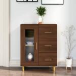 vidaXL Servantă, stejar maro, 69, 5x34x90 cm, lemn prelucrat (817365) Comoda